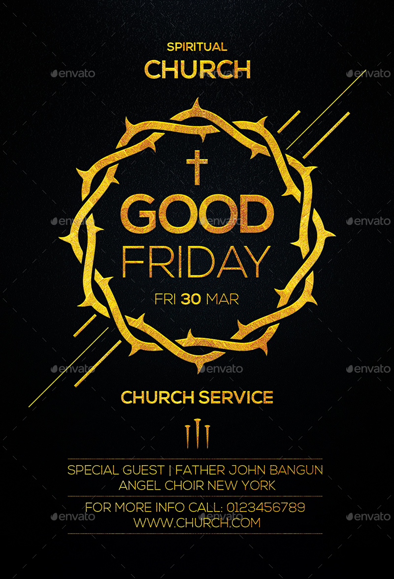Good Friday Flyer by sunilpatilin GraphicRiver